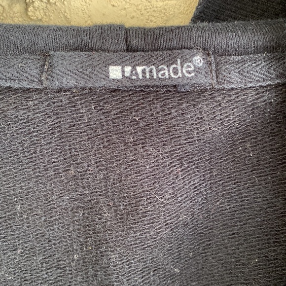 LAmade vintage v neck bell sleeve sweatshirt tunic hoodie. Size M - Picture 4 of 8